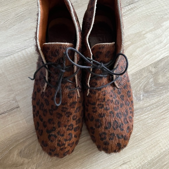 Leopard print pony hair clogs - Picture 3 of 6